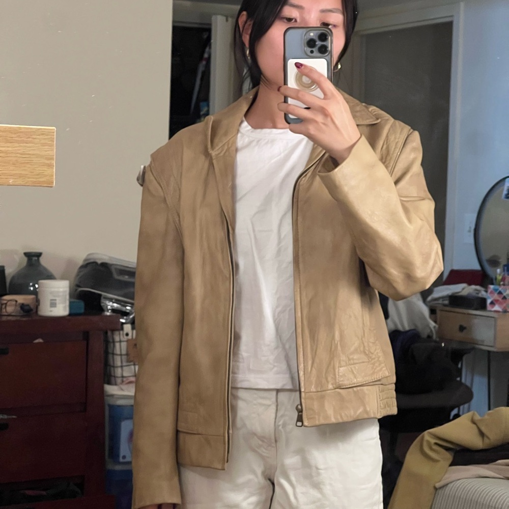 Tan Leather Jacket